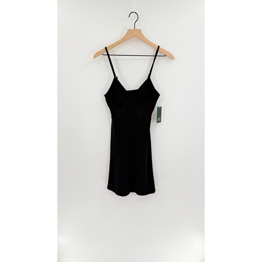 NWT Wild Fable Y2K Bustier Bodice Mini Dress Size S Goth Edgy Coquette Chic